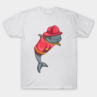 Dolphin Firefighter Fire department T-Shirt